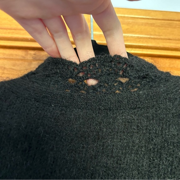 Sezane Angie Black Cardigan Sweater - Picture 13 of 13